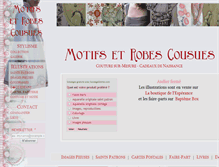 Tablet Screenshot of motifs-et-robes-cousues.fr